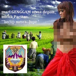 Foto Jupe di Kampanye Seksi Asli Tapi Direkayasa