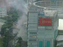 Latihan Pemadaman Kebakaran di Plaza Semanggi