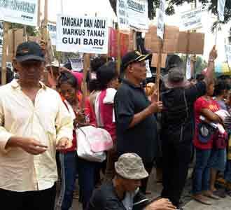 Warga Guji Baru Tolak Penggusuran