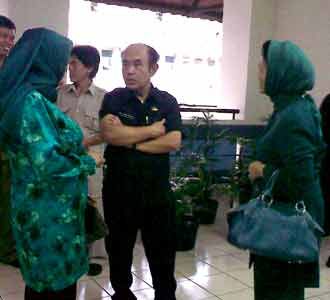 Pejabat Pemkot Bandung Jenguk Wahyu