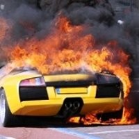 Lamborghini Terbakar Tanpa Sebab