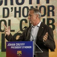 Cruyff, Presiden Kehormatan Barca