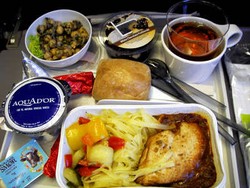 Memilih Menu Halal di Pesawat