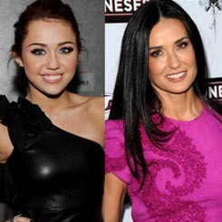 Miley Cyrus & Demi Moore Beradu Akting di LOL
