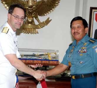 KSAL Terima Panglima Armada 7 AS