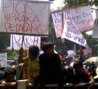 Pedagang Tolak Relokasi