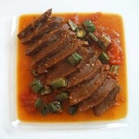 Semur Lidah Sapi Cabai Hijau