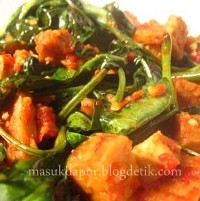 Kangkung Masak Tempe Balado