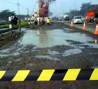 Semburan Lumpur Muncul Lagi di Porong