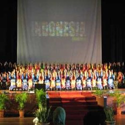  80 Pelajar Indonesia Pertontonkan Tari Saman di Malaysia