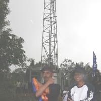 BTS ke-20.000 XL Ditancapkan di Lereng Gunung Halimun