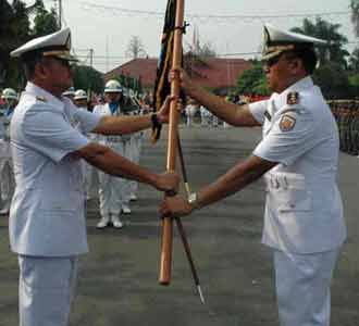 Sertijab Komandan Lanal Tanjung Balai Asahan