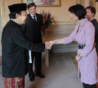 Surat Kepercayaan RI untuk Presiden Swiss