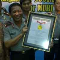 Polda Jatim Raih Penghargaan MURI