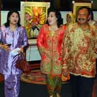 7 Lukisan Karya Istri Pangdam V Dipamerkan