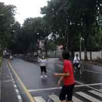 Diguyur Hujan, Lokasi Car Free Day Tetap Semarak