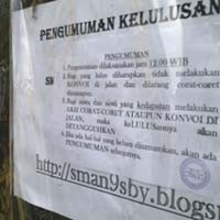 SMA 5 Ancam Kelulusan Ditangguhkan Bila Siswa Berkonvoi