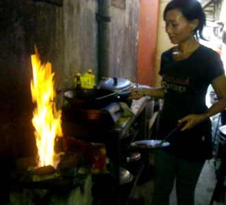 Memasak Dengan Gas Liar