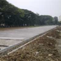 Jalur Sepatu Roda Sedang Dibangun di Lapangan Saparua