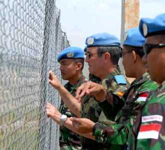 Dansektor Timur Tinjau Area Operasi Indobatt