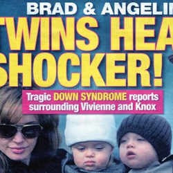 Anak Kembar Jolie-Pitt Digosipkan Down Syndrome