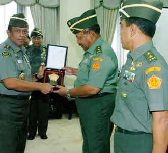 Laporan Sertijab Asops Panglima TNI