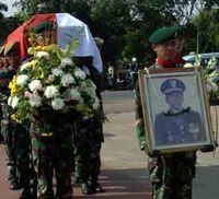 Upacara Pemakaman Mantan Menhankam