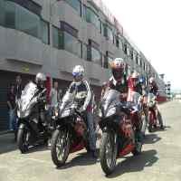 Uji Kecepatan Aprilia RS 125 di Sentul