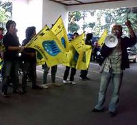 PMII Geruduk DPRD Kota Bandung