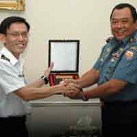 Delegasi RSN Eagle 2010 Kunjungi Koarmatim