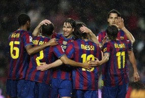 Menang 4-1, Barca Jaga Jarak dari Madrid