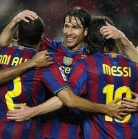 Menang 4-1, Barca Jaga Jarak dari Madrid