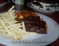 Steak LidahTumis Sayuran