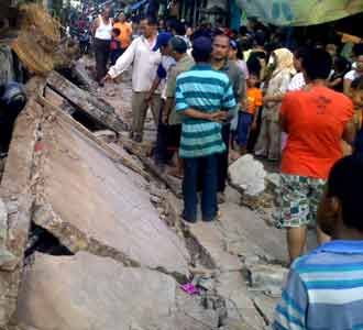 Tembok Roboh 1 Orang Tewas