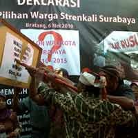 Warga Stren Kali Ancam Golput Jika Tak Ada Kontrak Politik