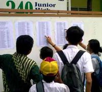Pengumuman Hasil UN di SMP 240