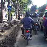Pembangunan Pedestrian, Lalin Darmo Padat