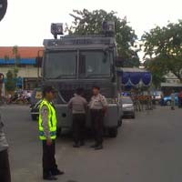 Polisi Tetap Siaga di Pasar Keputran 