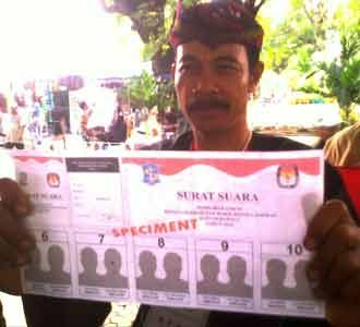 Simulasi Pemungutan Suara Pilwali