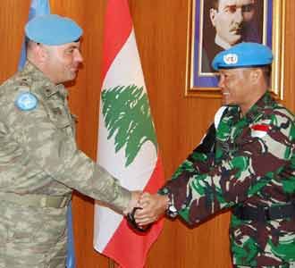 Dansatgas POM TNI ke Markas Kompi Turki