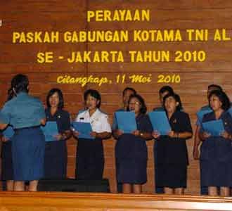Perayaan Paskah Gabungan TNI AL