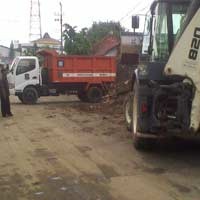 Perbaikan Jalan di Pasar Keputran Dikebut 