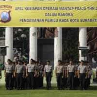 6.683 Personel Amankan Pilwali Surabaya 