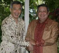 SBY Bertemu PM Singapura