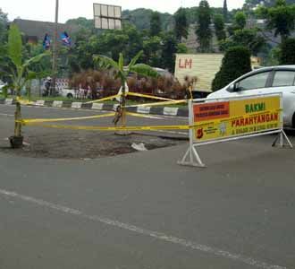 Pohon Pisang di Tengah Jalan
