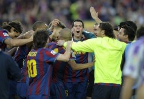 Barca Juara dengan Gaya
