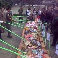 BPOM Semarang Musnahkan Ribuan Obat dan Kosmetik Ilegal