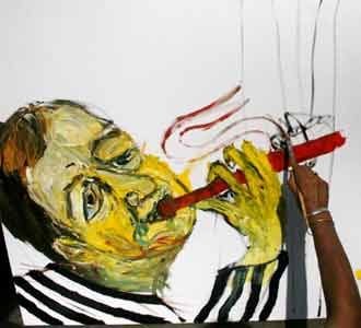 5 Seniman Lukis Susno di PN Jaksel