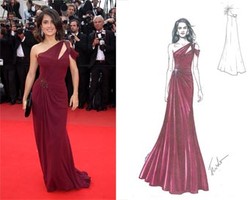 Peduli Haiti, Salma Hayek Lelang Gucci Couture