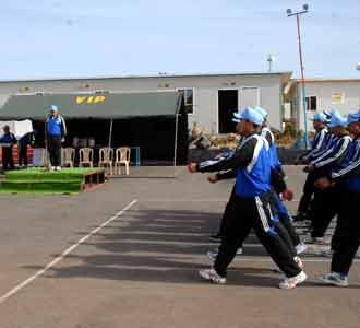 Indobatt Gelar Apel Khusus